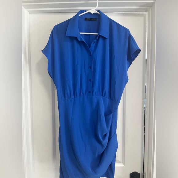 Dynamite Dresses & Skirts - DYNAMITE Cobalt Blue Collared Dress